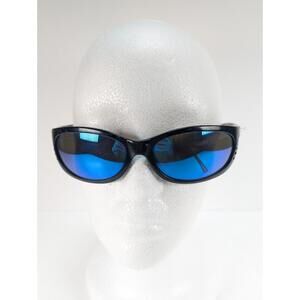 Costa Del Mar Fathom FA11 Matte Black Frame Sunglasses Blue 580G Lens Beach Snow